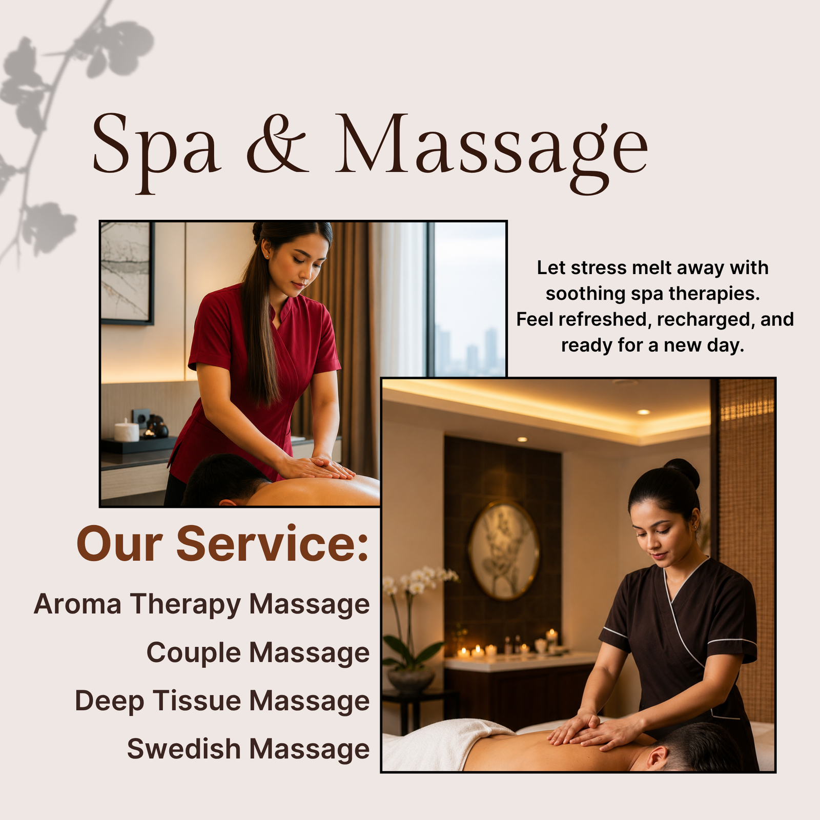 Luxury Massage Table Oceanic Spa